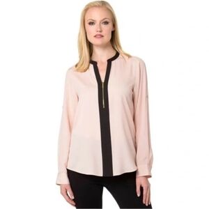 Calvin Klein Blush Pink Blouse Size M